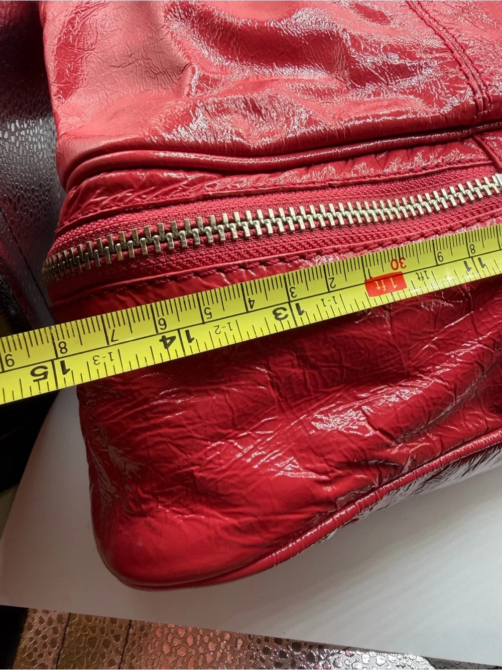 Vng Marc byMarc Jacobs Groovee Bag Hobo Y2K Patent Pink Leather Slouchy Satchel